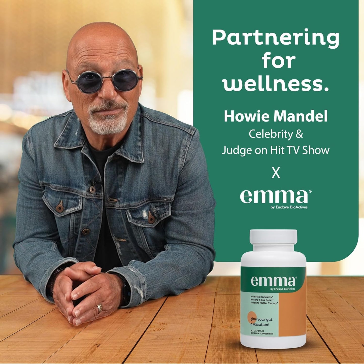Emma Gut Health Relief Supplement, Doctor Endorsed Formula for Women & Men, 60 Capsules